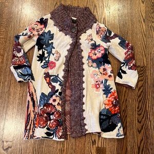 Anthro Sweater Coat Sz. SP